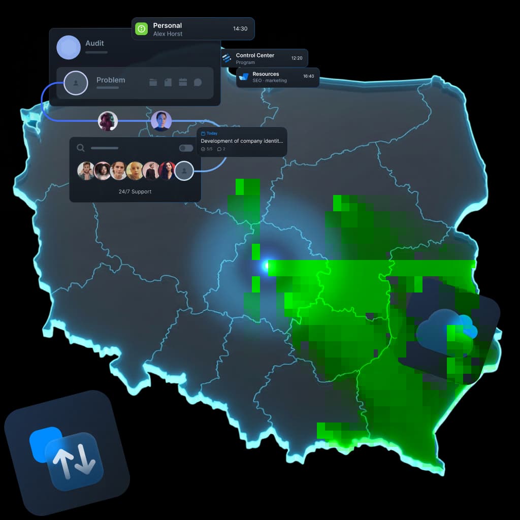 Data Synchronisation in Łódź