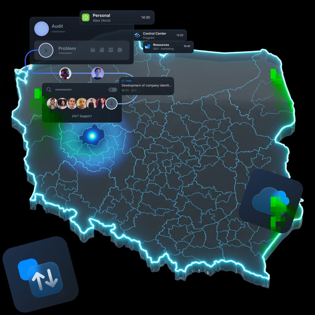 Data Synchronisation in Poznań
